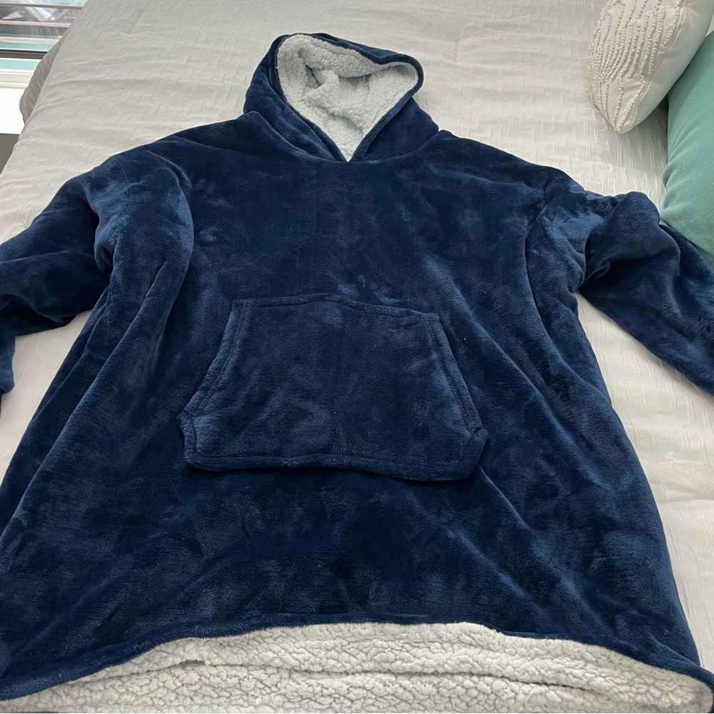 Navy Snuggie/comfy